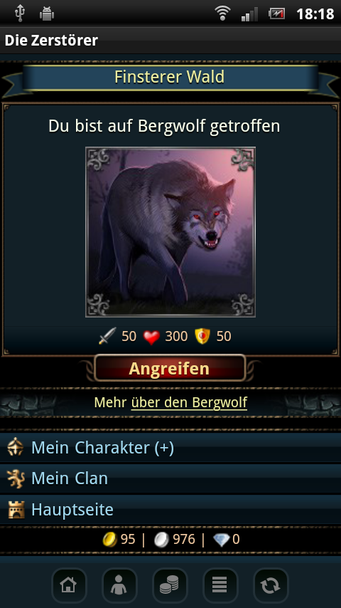 Android application Die Zerstörer screenshort