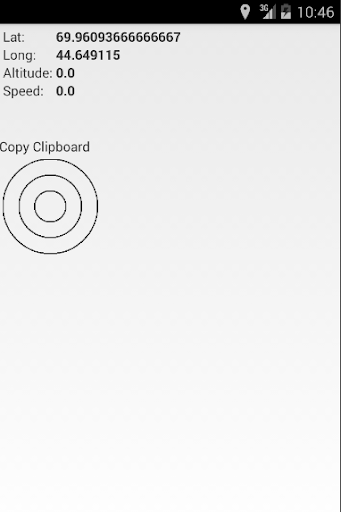 GPS Test Coordinates Logger