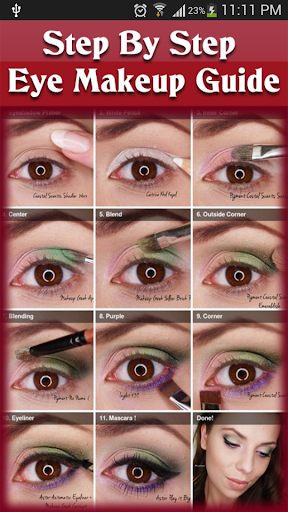 Step By Step Eye Makeup Guide