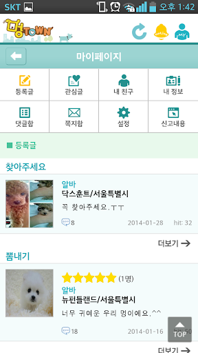 【免費社交App】멍타운 - 애견소셜카페(분양,입양,교배,뽐내기,사진)-APP點子