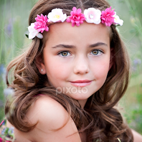 Flower Princess by Melissa Papaj - Babies & Children Child Portraits