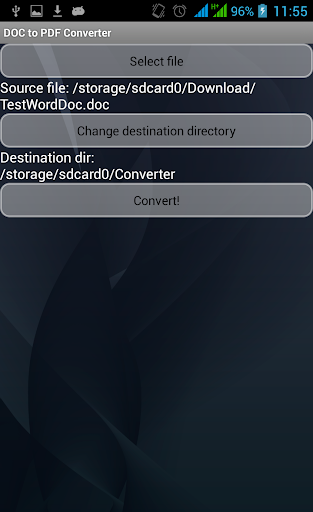 Document to PDF converter
