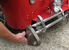 1939 Delahaye 135M cabriolet front bumper with overider jig