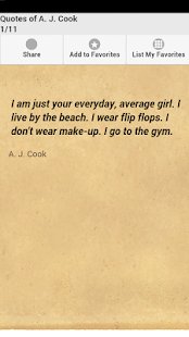 Quotes of A. J. Cook Screenshots 0