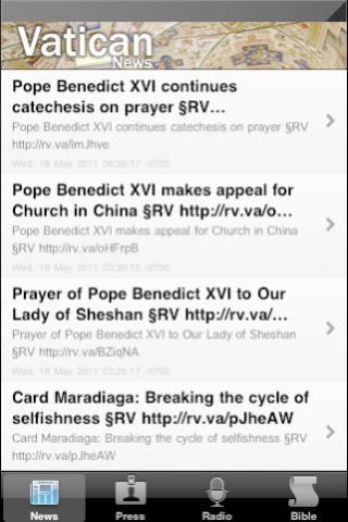 Vatican- News, Radio, KJ Bible Screen 1