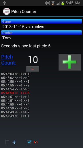 Pitch Counter