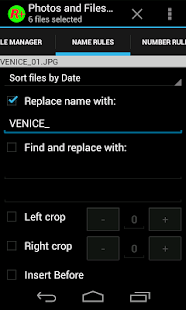 Photos and Files Renamer Pro - screenshot thumbnail
