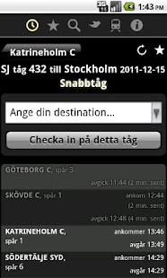 Tågtavlan v2 Screenshots 1