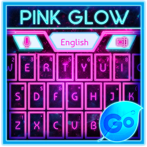 GO Keyboard Pink Glow Theme.apk Varies with device