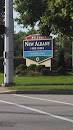 New Albany Welcome Sign