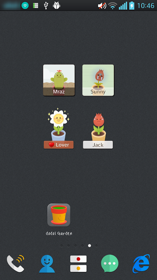 dodol Garden (Call shortcut) - screenshot