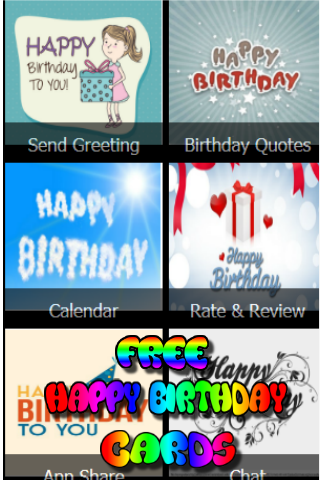 Free Happy Birthday Cards