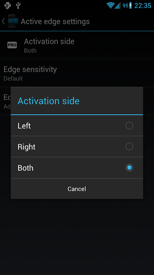 Edge Pro: Quick Actions - screenshot