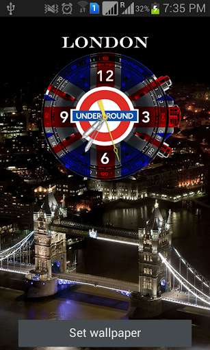London Clock Live Wallpaper