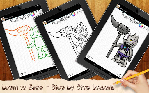 【免費家庭片App】Learn to Draw Lago Chima-APP點子