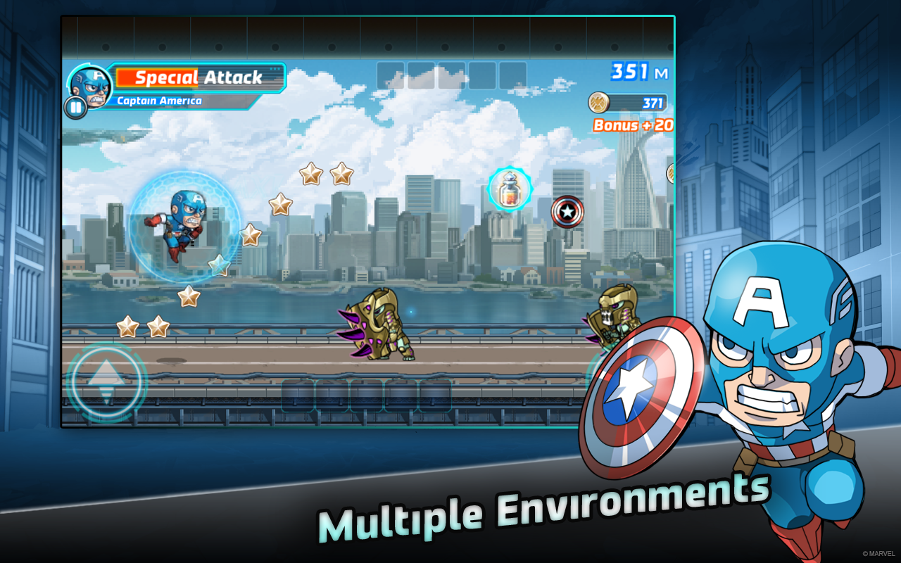 Marvel Run Jump Smash! APK 1.0.1 Full Version