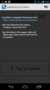 Captioning on Glass - screenshot thumbnail