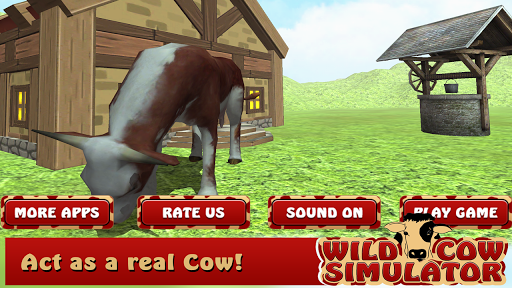 Wild Cow Simulator 3D Game