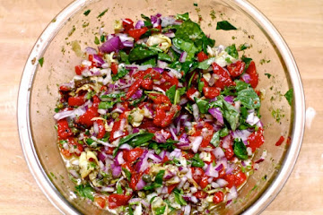 Roasted Capsicum and Artichoke Salad