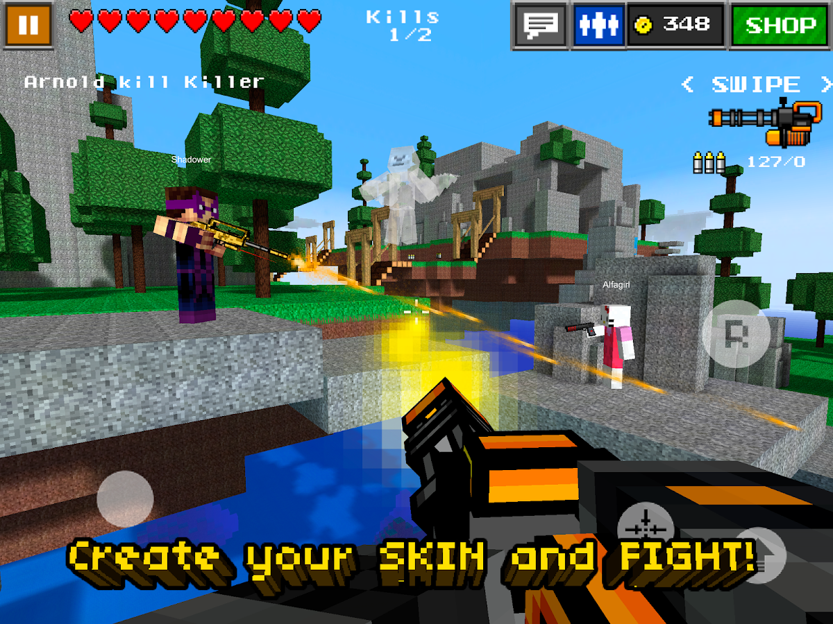  Android   Pixel Gun 3D, quando Minecraft incontra Doom !!!!