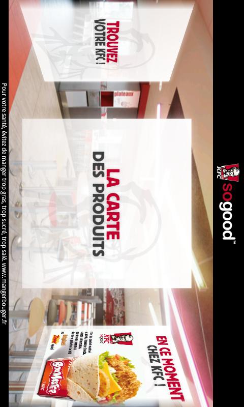 Android application KFC screenshort