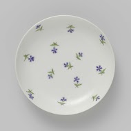 Schotel, beschilderd met korenbloemen