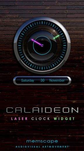 CALAIDEON Laser Clock Widget
