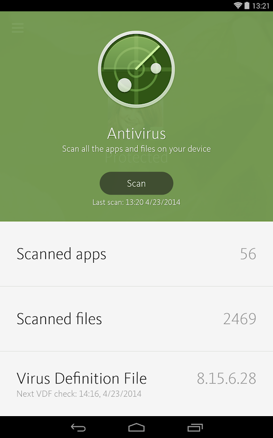 Avira Antivirus Security - screenshot