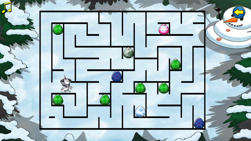 Dino Egg Maze Game Screen 2