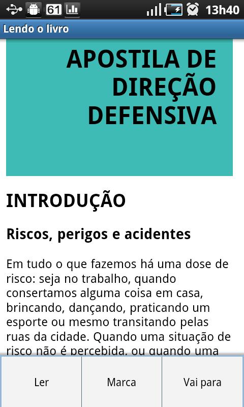 Prova DETRAN Screen 3