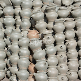 Clay art Karva  by Rakesh Sharma - Artistic Objects Cups, Plates & Utensils