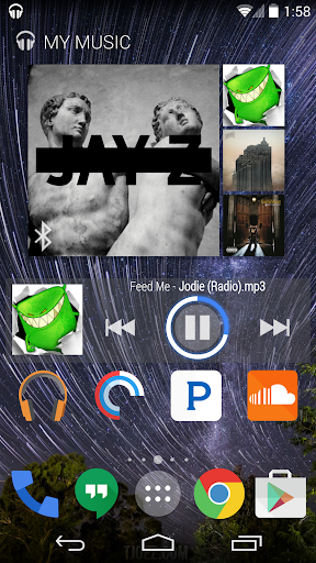 Simple Music Widget for Zooper