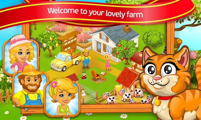   Farm Town: lovely pet on farm: captura de tela 