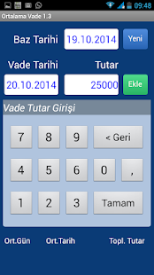 Ortalama Vade Screenshots 3