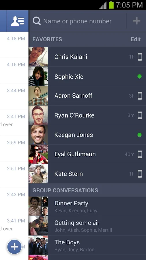 Facebook Messenger - screenshot