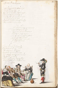 Gezelschap van vijf personen