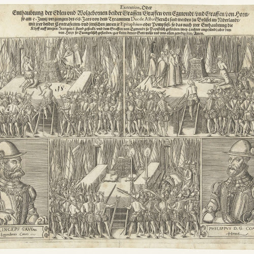 The Beheading of Egmont and Horne, Wolfgang Meyerpeck, 1568 Rijksmuseum