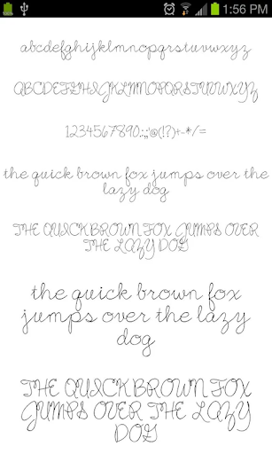 【免費個人化App】Pencil Font for Samsung Galaxy-APP點子