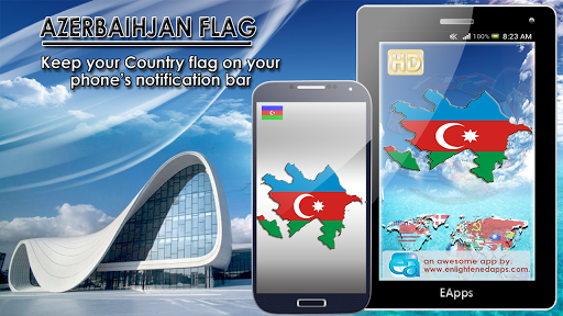 【免費個人化App】Noticon Flag: Azerbaijan-APP點子