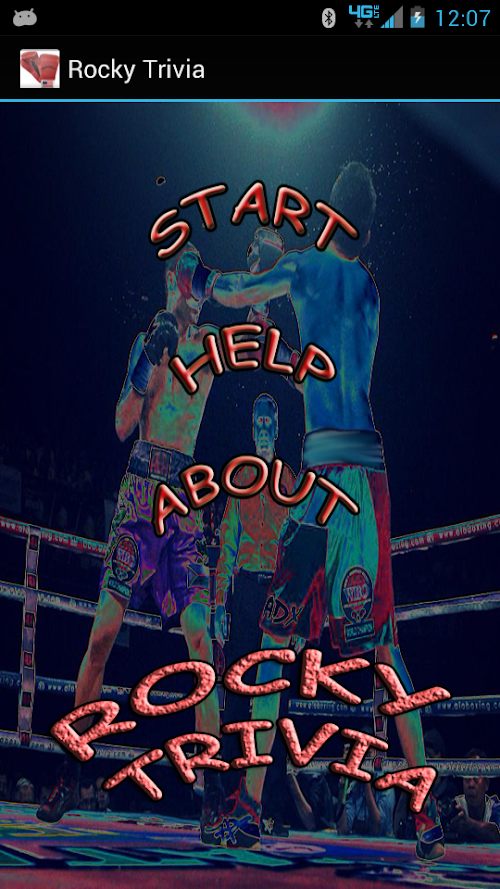 Android application Rocky Trivia screenshort