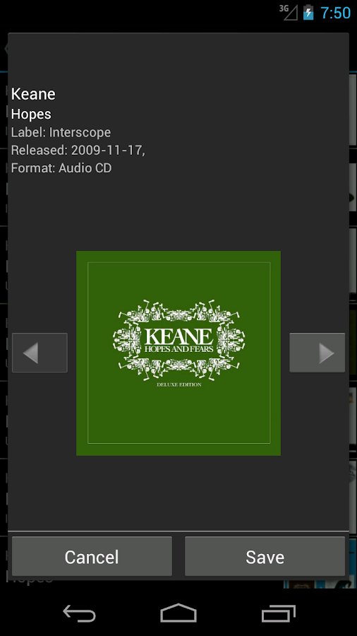 Album Cover Finder Applications Android sur Google Play