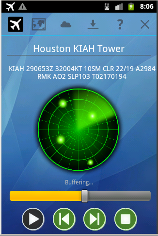 Android application AirRadio USA PRO screenshort