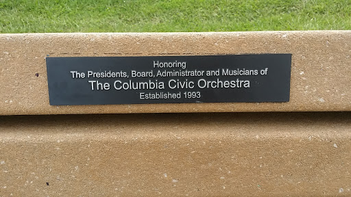 Bench Honoring The Columbia Civic Orchestra