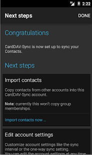 CardDAV-Sync - screenshot thumbnail