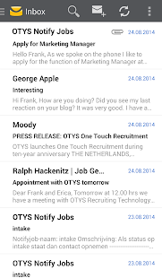 OTYS Mail app Screen 3