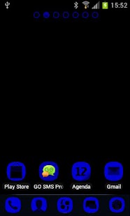 How to get GO Launcher BLUE Vision 1.2 apk for android