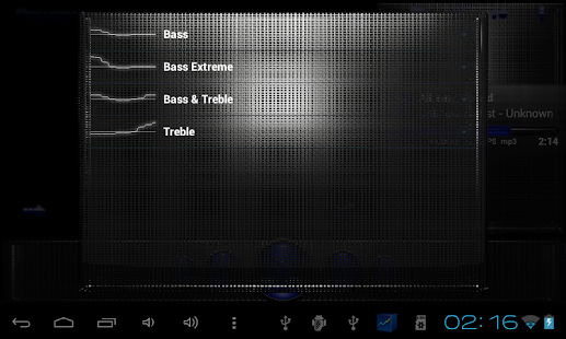 Poweramp skin TITAN DBLUE GRID Screenshots 9