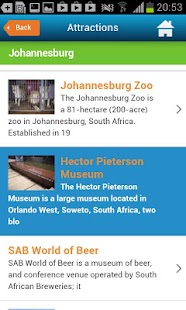 Johannesburg Guide Map Hotels Screenshots 6