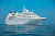 Windstar Cruises' Star Breeze anchored in Venice. Notice the large round domes atop the ship: They're protective shells that encase free-moving antennas that transmit satellite communications.