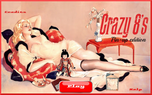 【免費紙牌App】Crazy 8's: Pin-up edition-APP點子